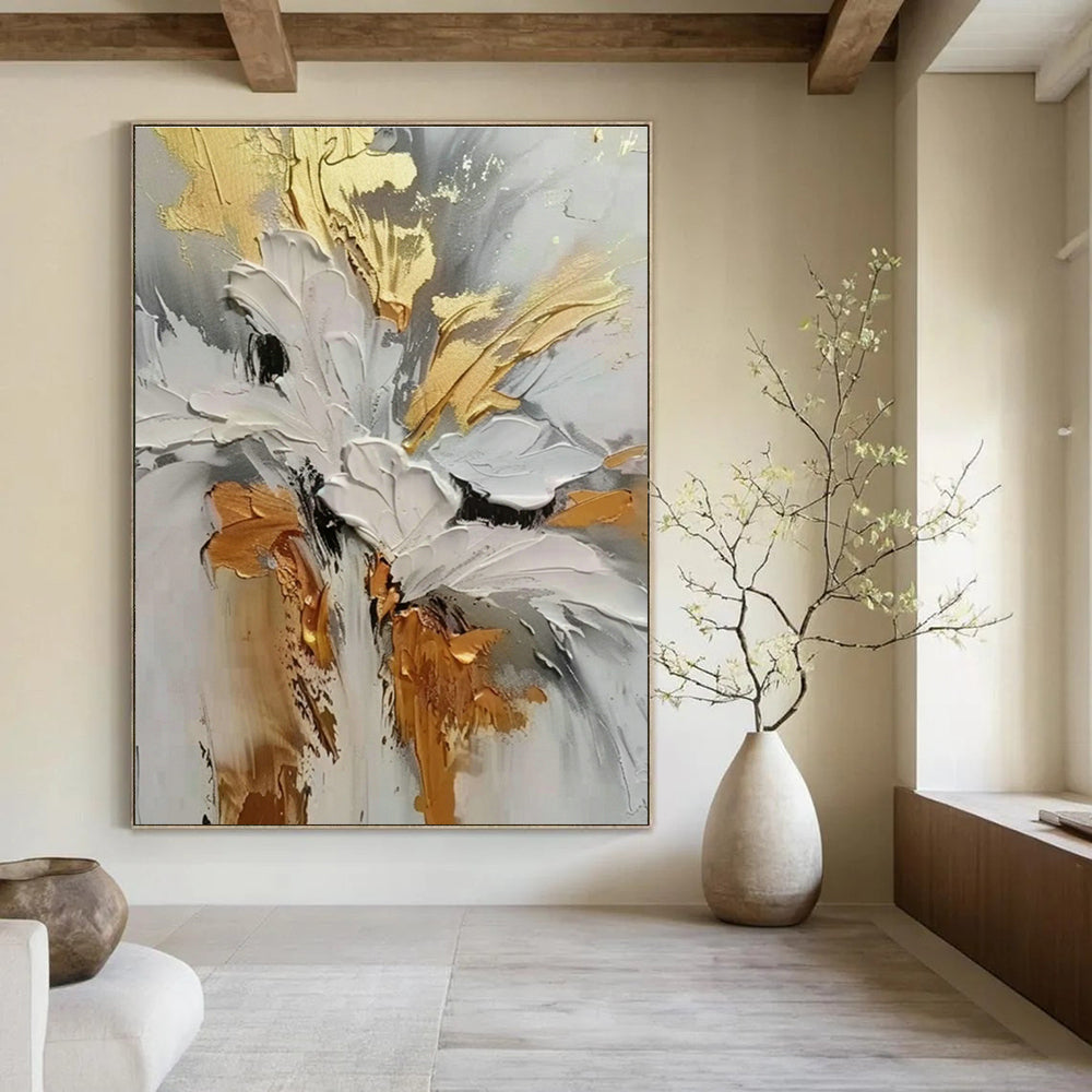 Handmade Extra - Large Abstract Wall Art Ensemble for Living Room & Dining Room DLZ1393