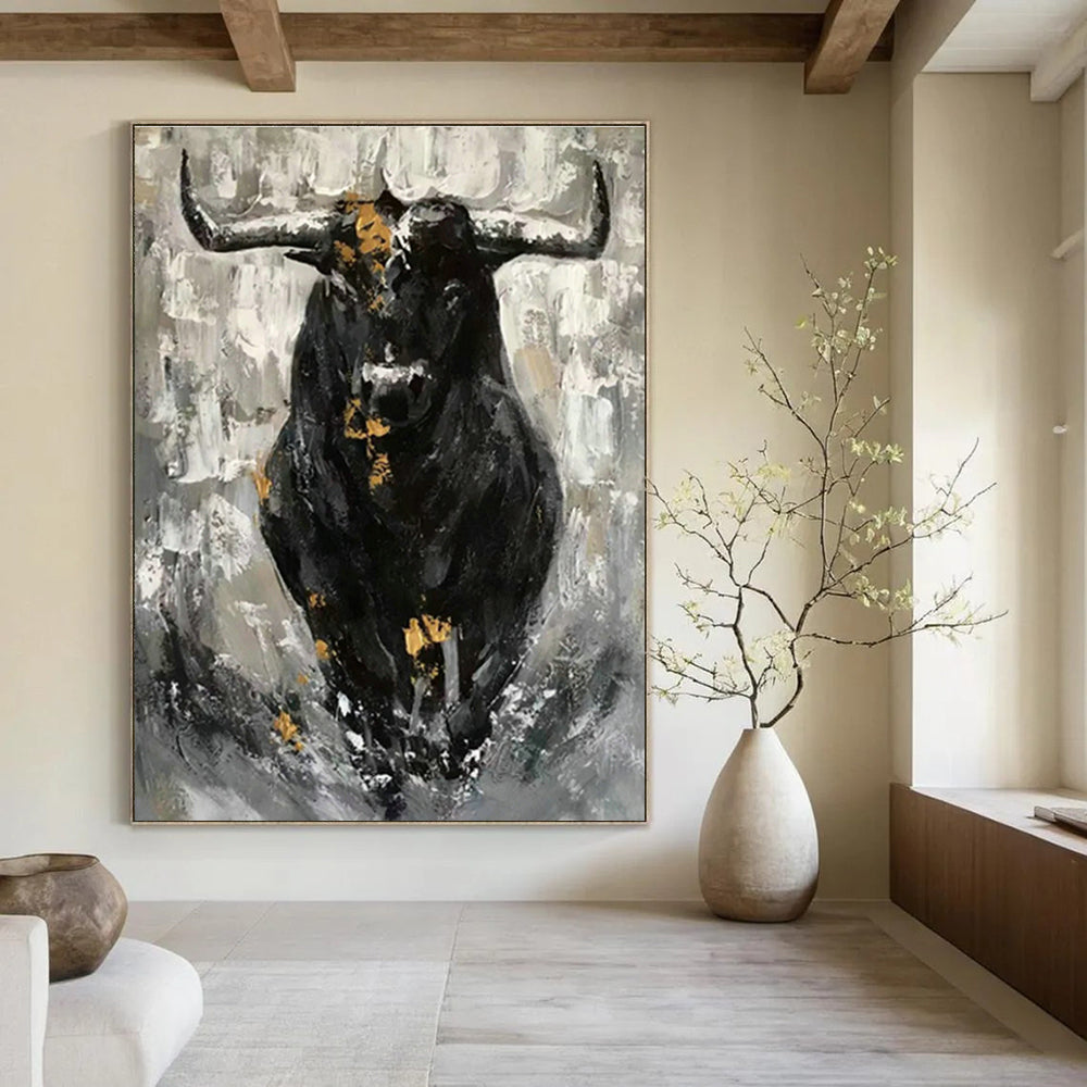 Oversized Hand - Painted Abstract Murals for Bedroom and Cottage Living Room DLZ0535