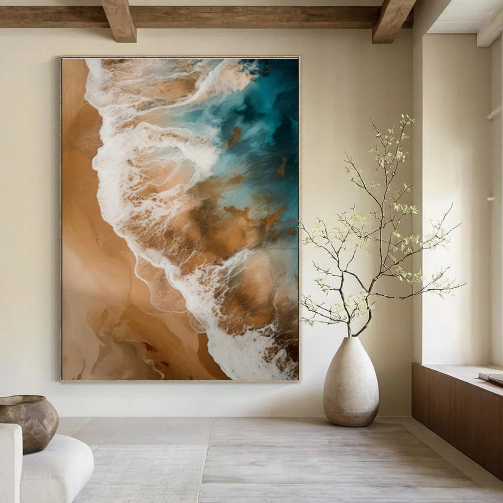 Hand-Crafted Abstract Wall Decor for Cottage Living Room & Office DLZ1646
