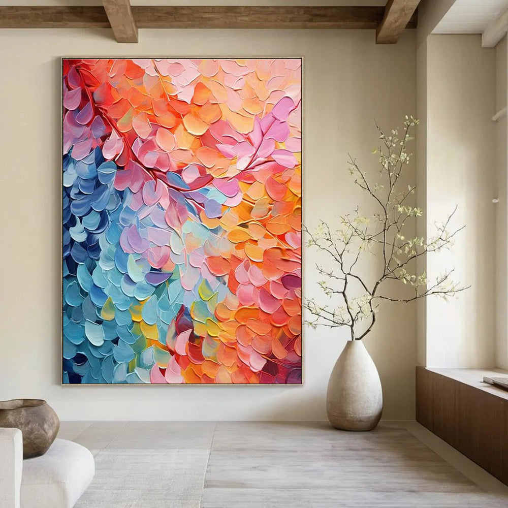 Handmade Abstract Wall Art for Bedroom & Cottage Living Room DLZ2355
