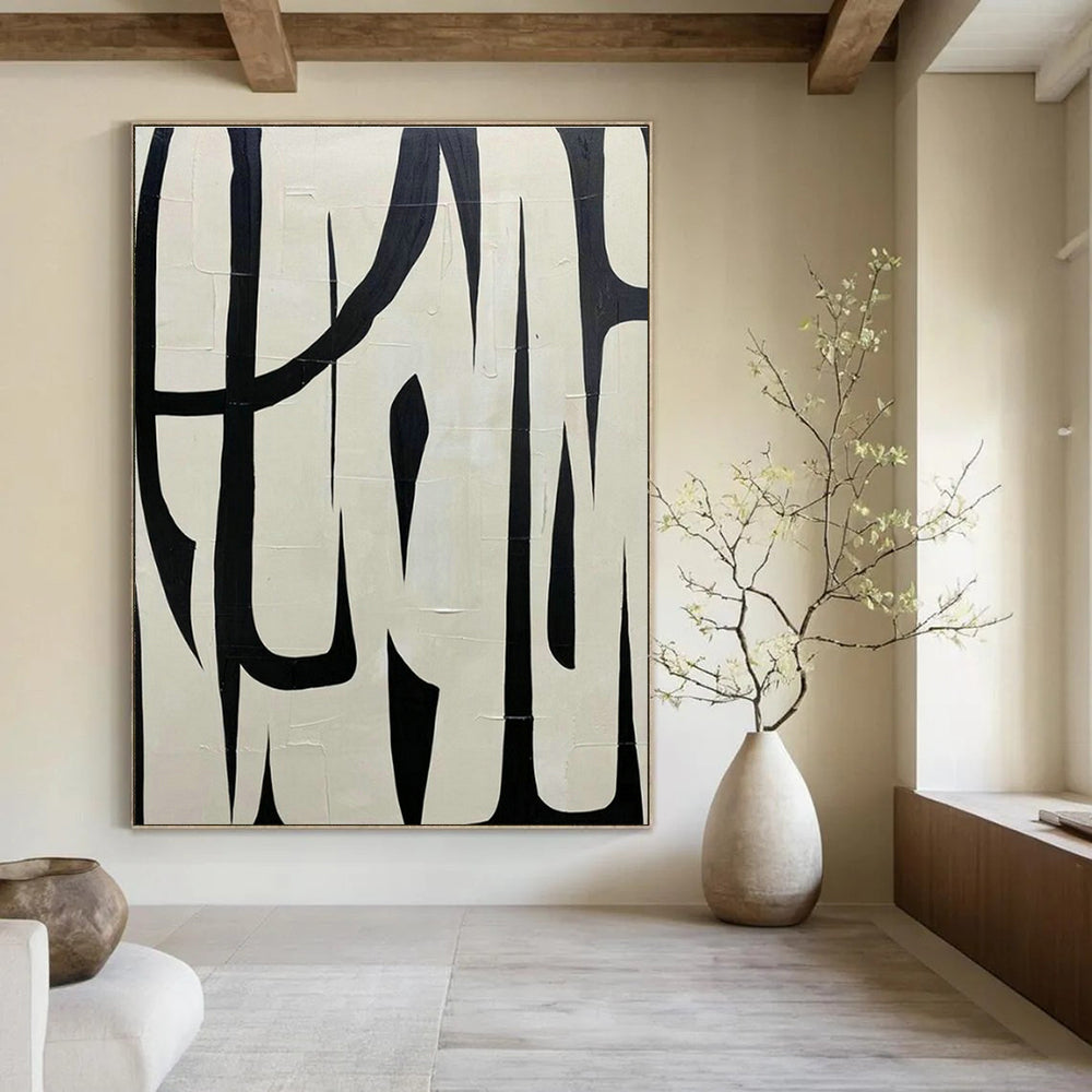Big, Made - to - Order Handmade Abstract Canvas for Office & Hallway DLZ2038