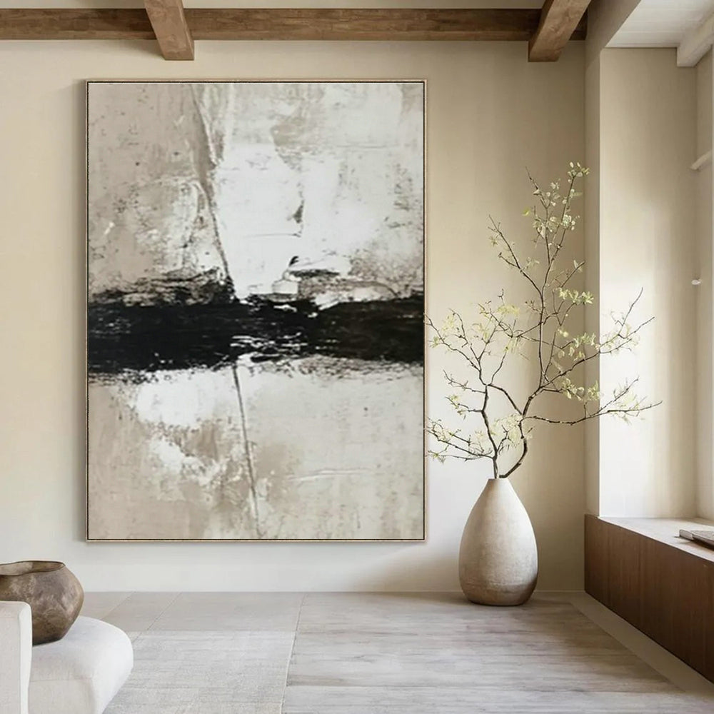 Large Custom Hand-Painted Abstract Painting for Entryway & Dining Room DLZ0983