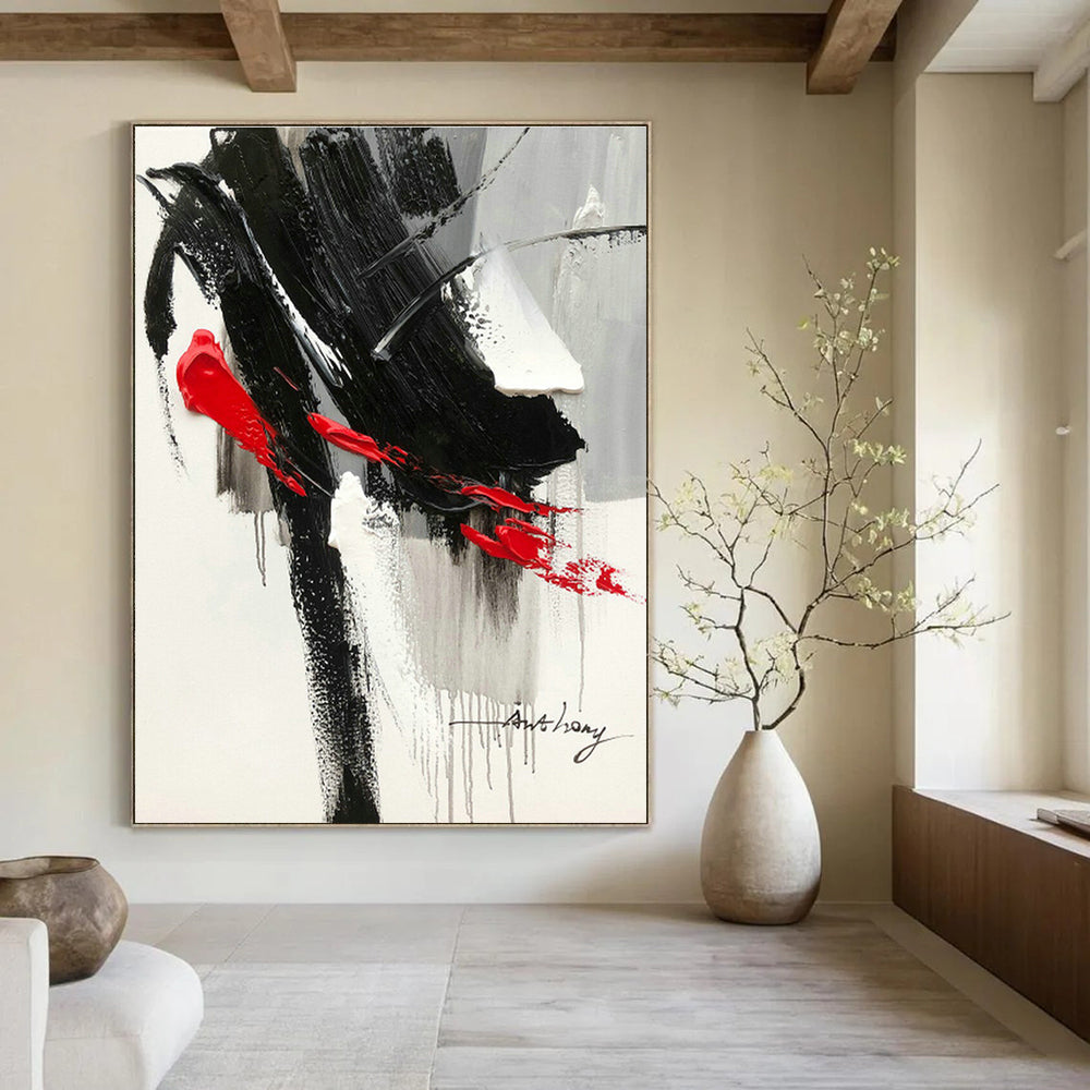 Grand - Sized Custom Abstract Canvases for Cottage Office Lofts and Bedroom Walk - in Showers DLZ0797