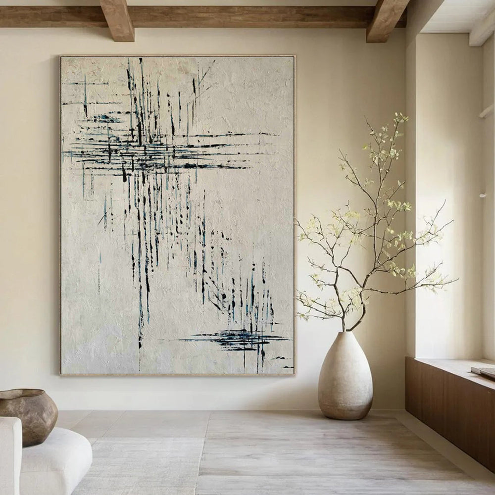 Large - Format Hand - Painted Abstracts for Office and Living Room DLZ0766
