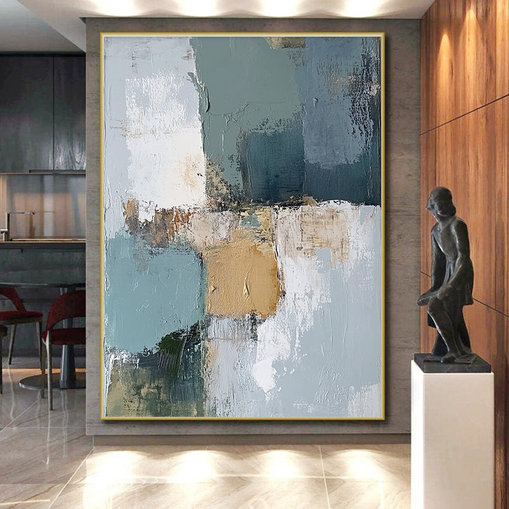 Muted Tones Abstract Painting with Subtle Textures GER753