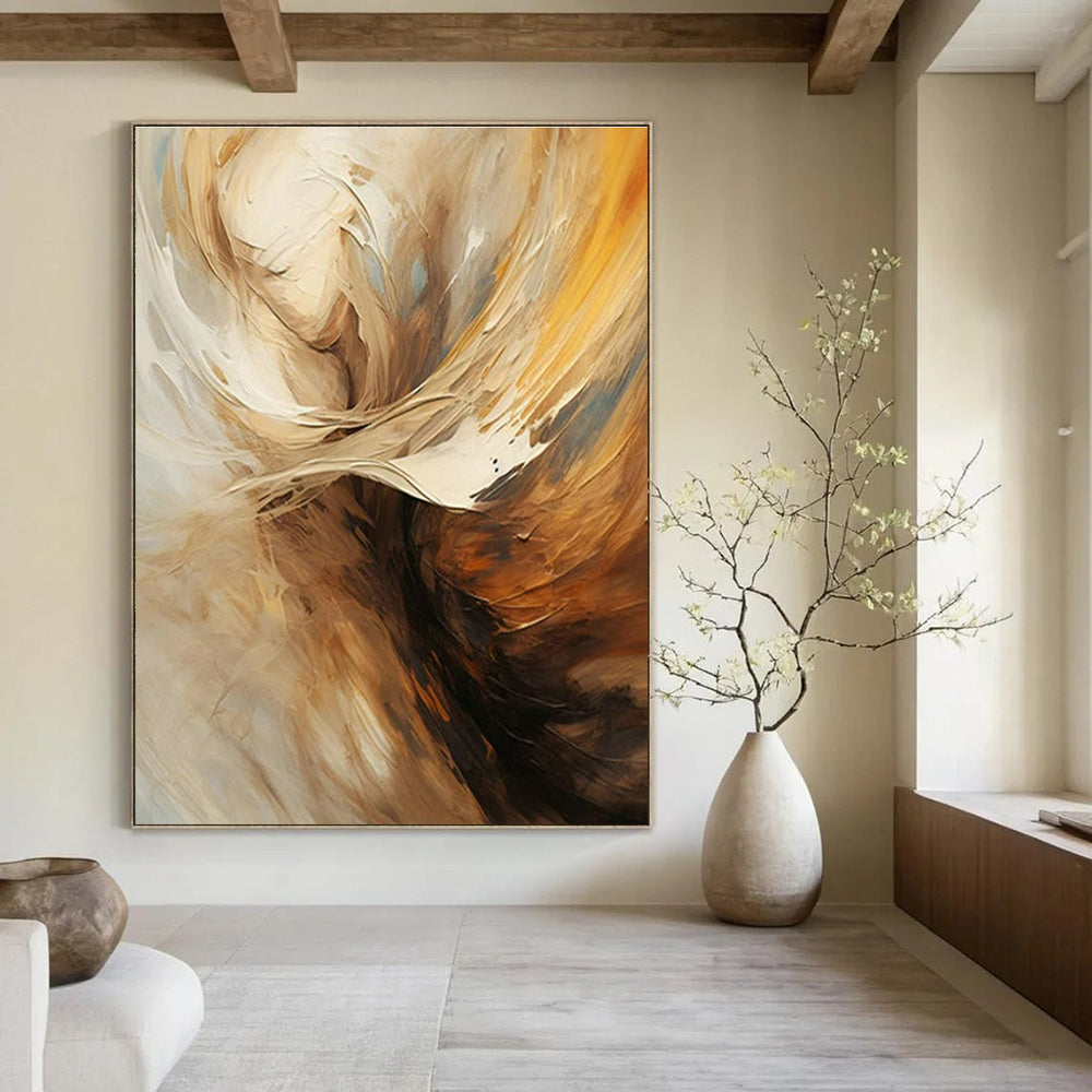 Hand-Crafted Abstract Decor for Cottage Living Room Entertainment Center Wall and Bedroom Dresser Wall DLZ1701