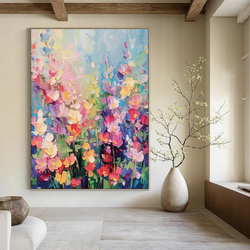 Handmade Abstract Wall Art for Bedroom and Cottage Entryway DLZ1559