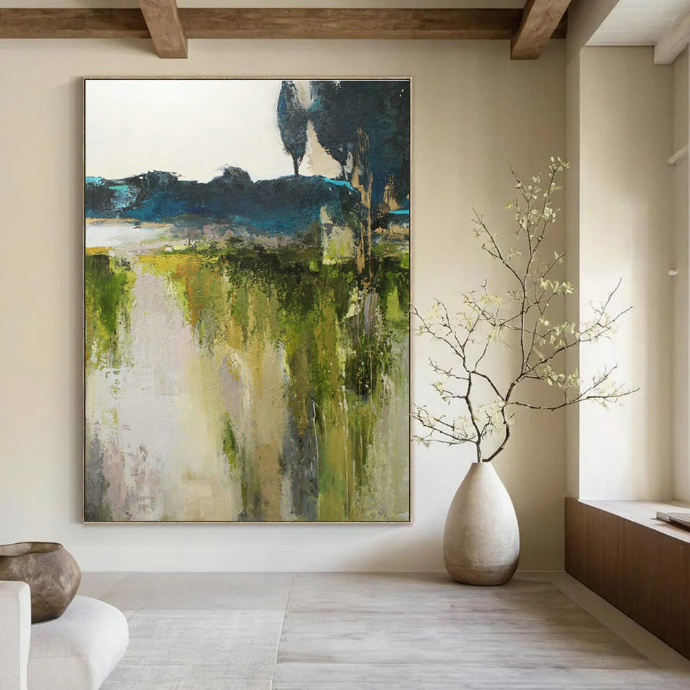 Colossal Bespoke Abstract Canvas Painting for Office & Bedroom DLZ1029