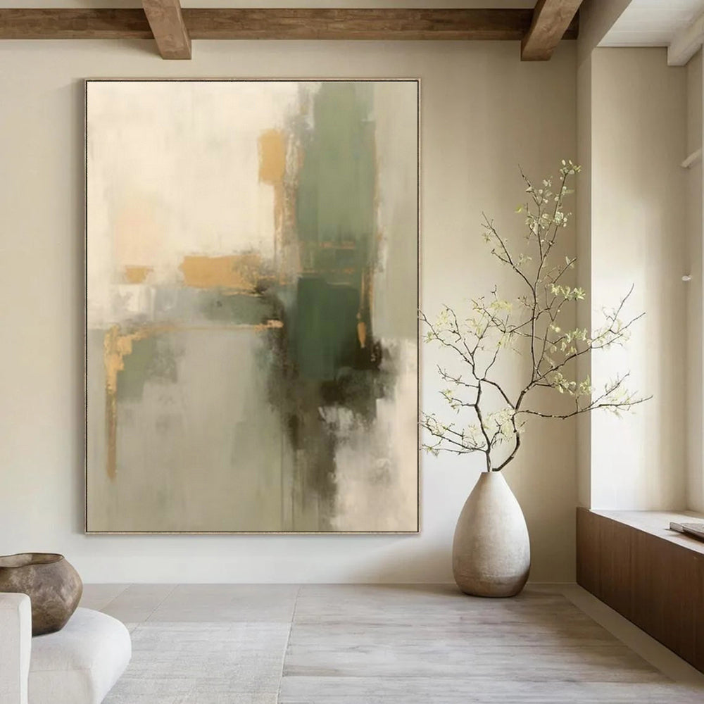 Custom - Made Hand - Painted Abstract Murals for Cottage Office Lofts & Bedroom Window Seat Cushions DLZ0836