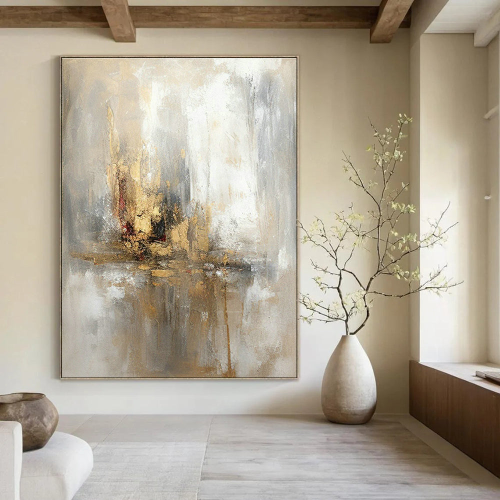 Custom - Made Hand - Painted Abstract Murals for Cottage Office Loft Ceiling Skylight Frames & Bedroom Window Seat Storage Box Hinges DLZ0894