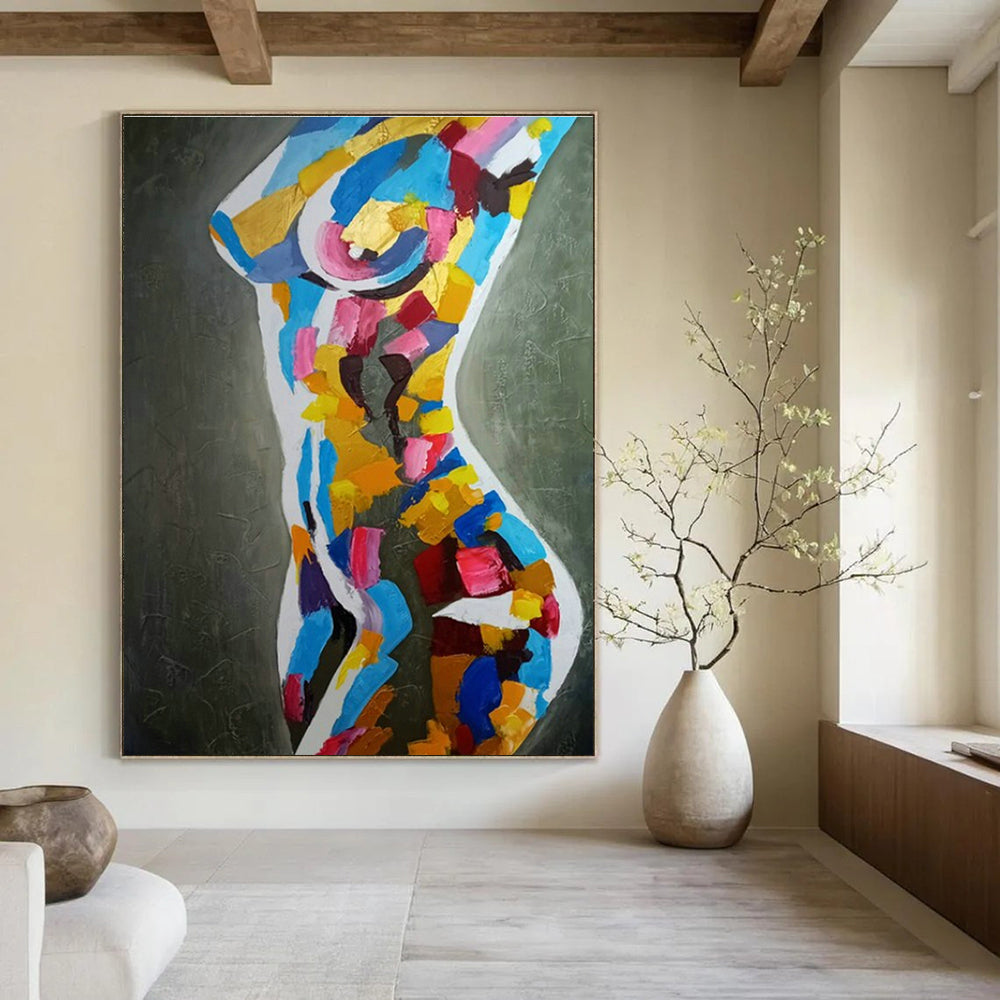 Ginormous Tailored Handmade Abstract Canvas Art for Entryway & Hallway DLZ2109