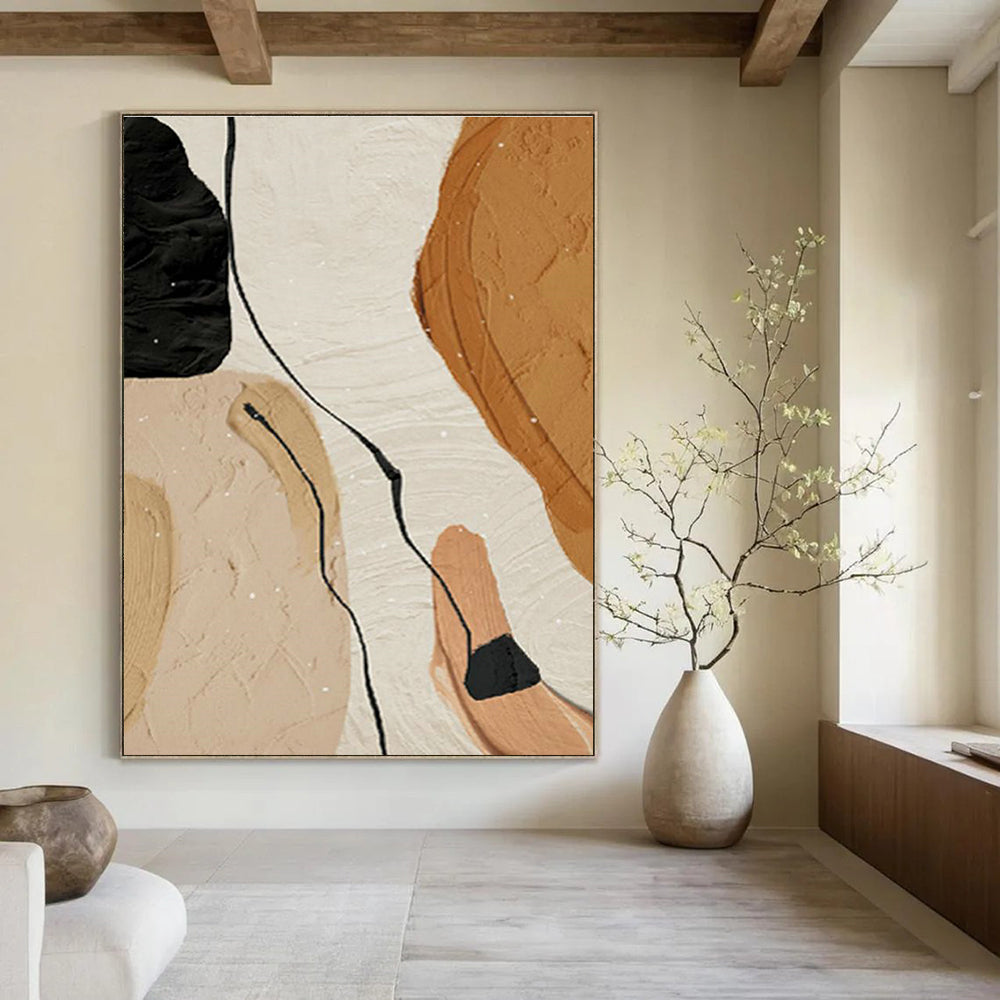 Humongous Size Custom-Made Handmade Abstract Painting for Bedroom & Living Room DLZ2213