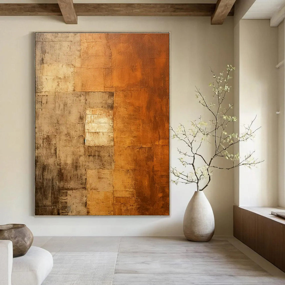 Massive Custom Hand - Painted Abstracts for Bedroom and Entryway DLZ0522