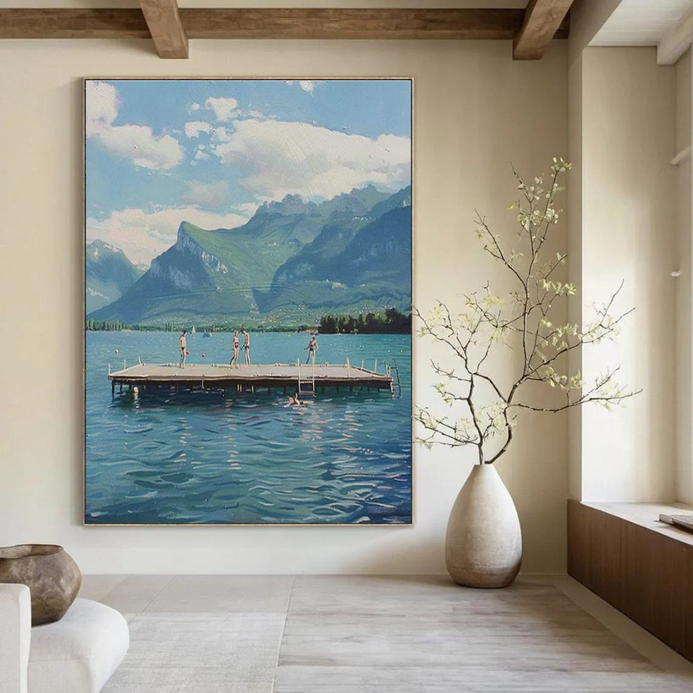 Unique Hand-Crafted Abstract Art for Living Room and Office DLZ1462