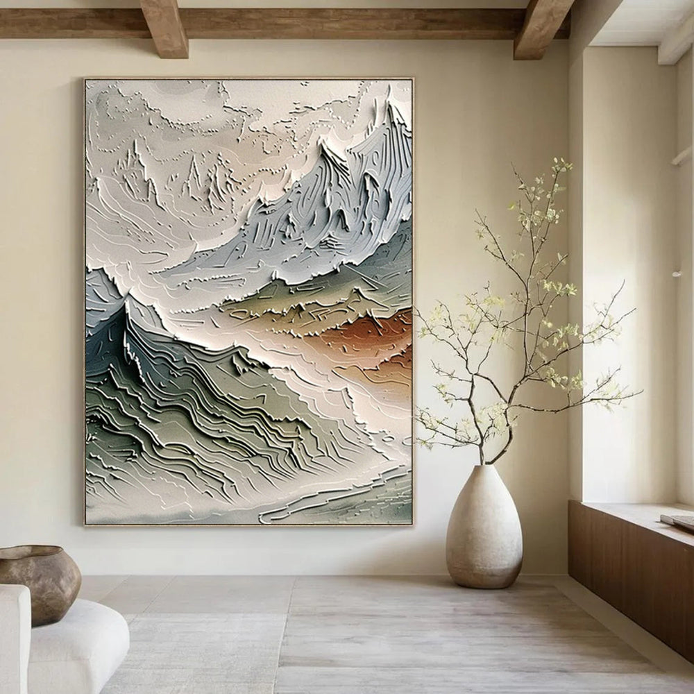 Custom-Made Large Abstract Wall Art for Office & Hallway DLZ0988