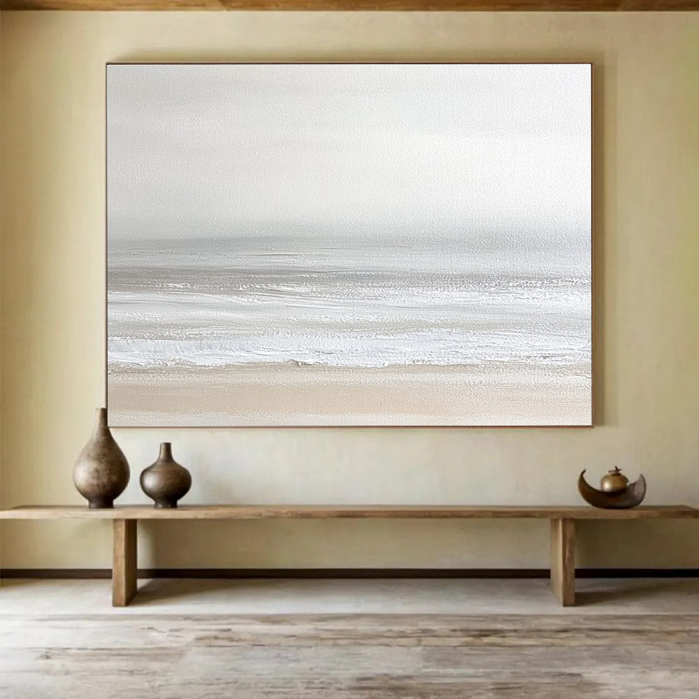 Neutral Toned Sea Abstract Painting DYP095