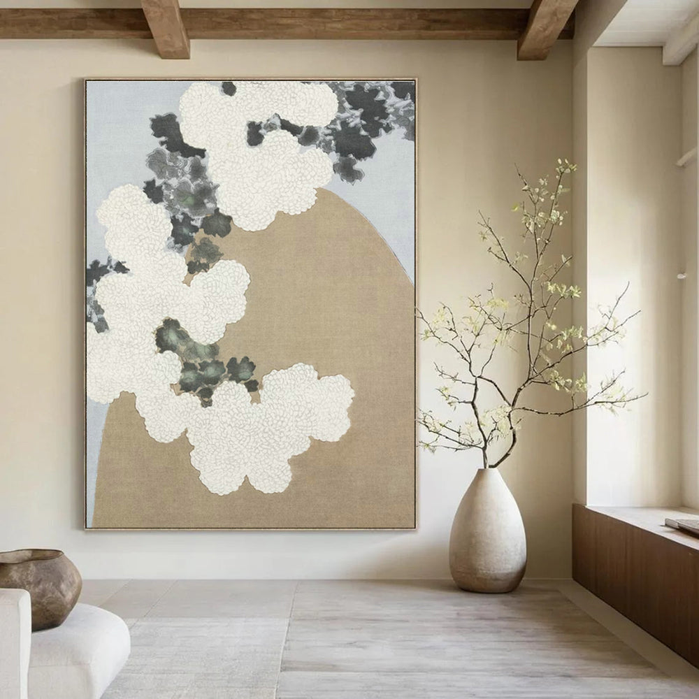 Original Hand-Painted Abstract Canvas for Bedroom and Cottage Dining Room DLZ1630