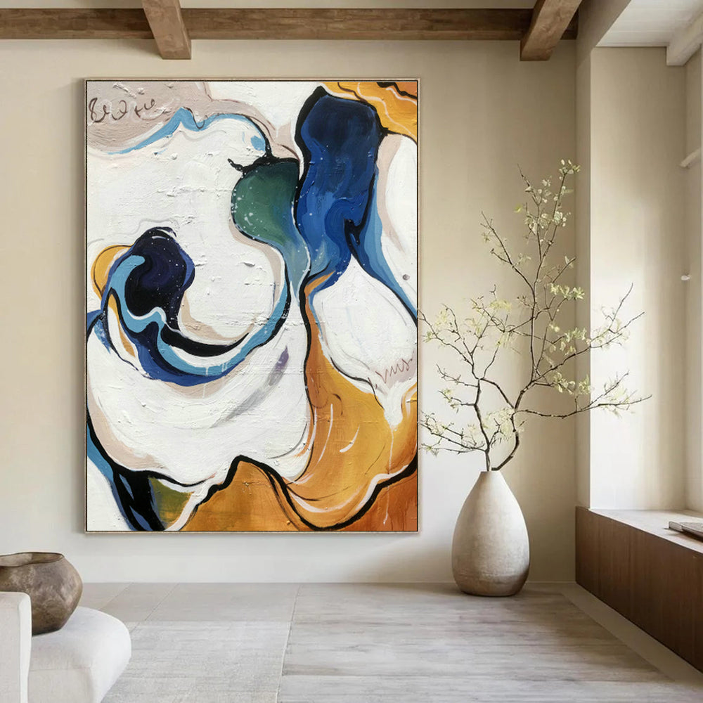 Mammoth, Sound - Responsive Custom Abstract Canvases for Bedroom Ambiance DLZ0465