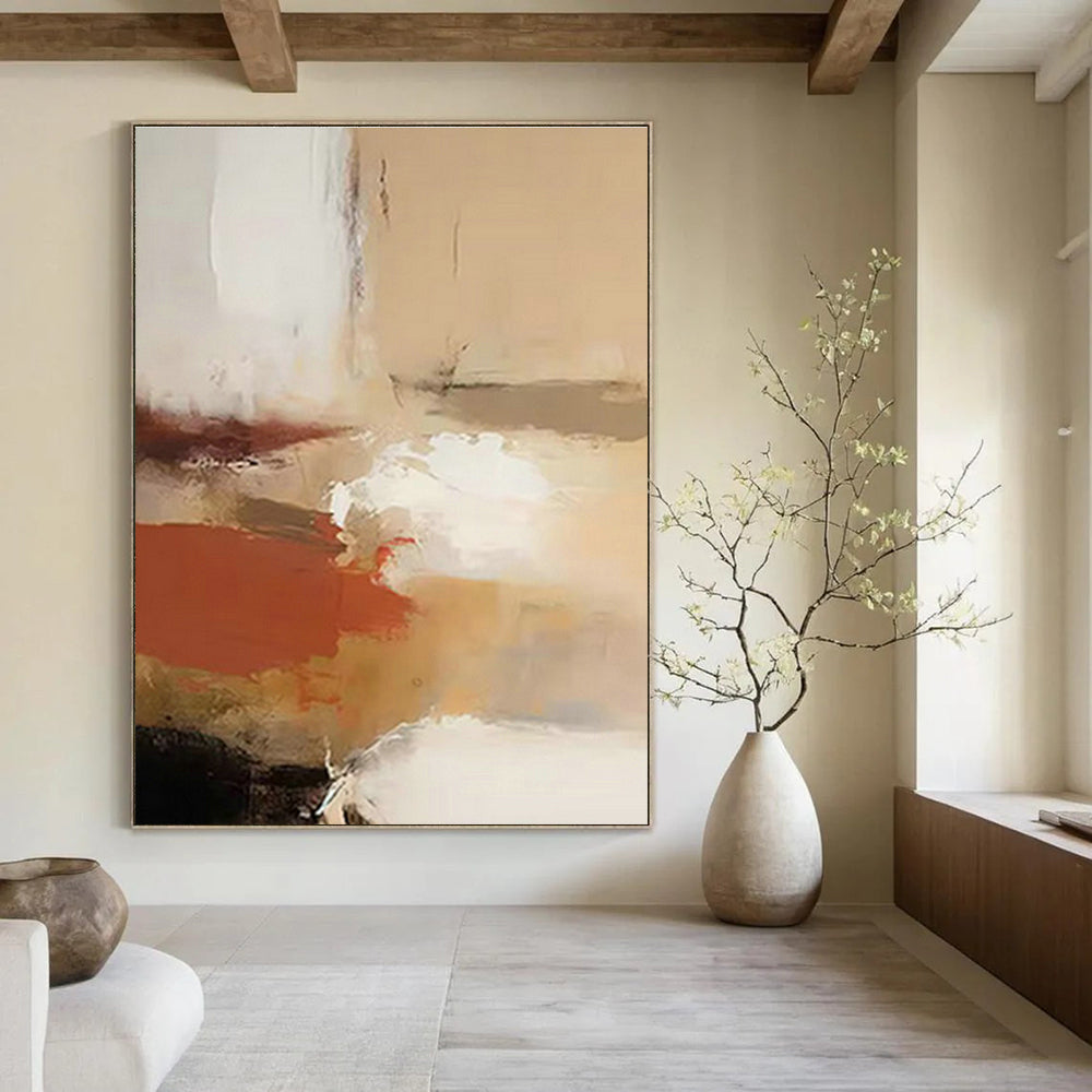 Vastly Extended Bespoke Abstract Canvas for Office & Cottage Living Room DLZ1252
