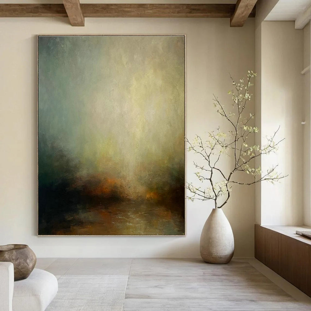 Gigantic Custom-Designed Handmade Abstract Art for Living Room & Hallway DLZ2235