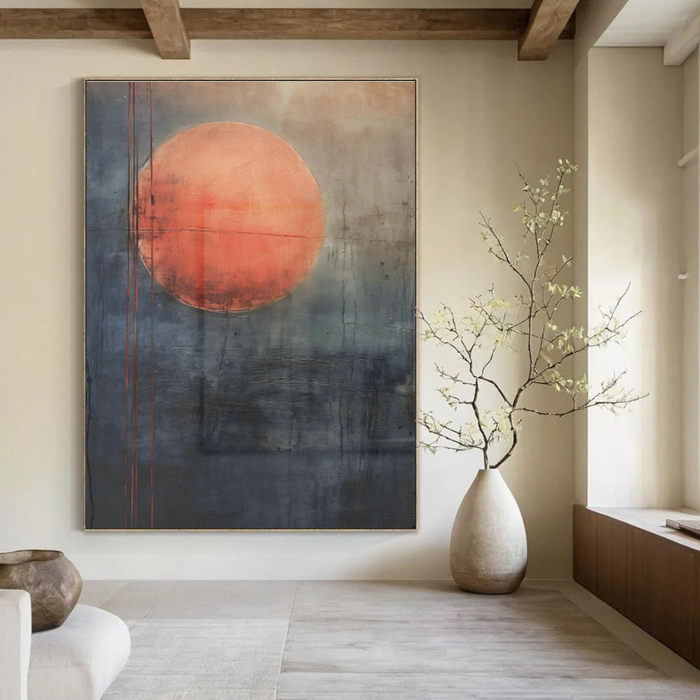 Gigantic - Stretch Hand - Painted Abstract Canvases for Living Room Open - Floor Plans & Cottage Great Rooms DLZ0747