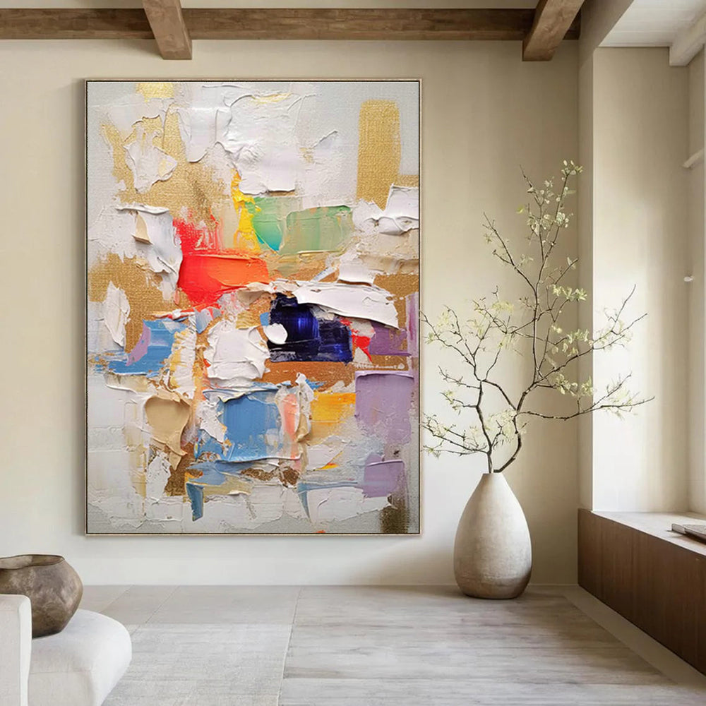 Immense Personalized Abstract Canvas for Bedroom & Dining Room DLZ1064