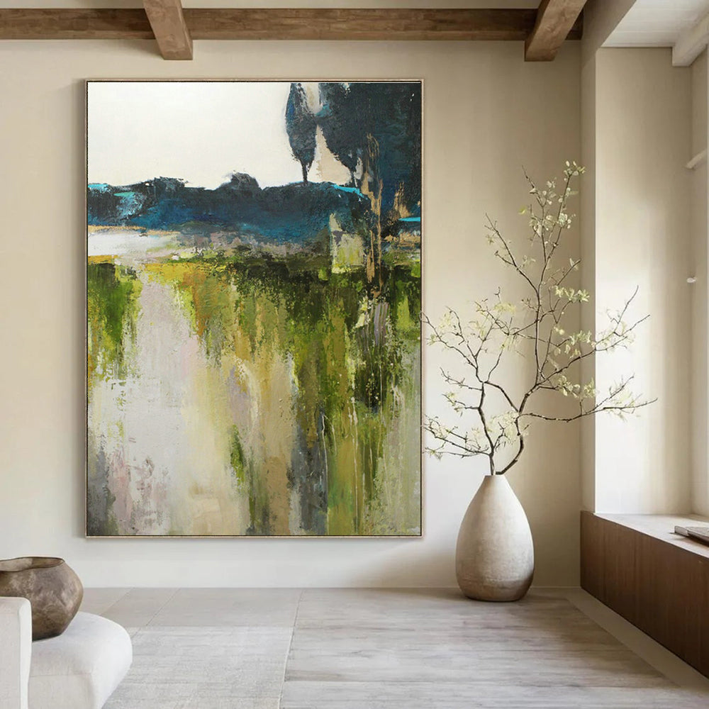 Extended - Length Custom Abstract Panels for Hallway Elegance DLZ0404