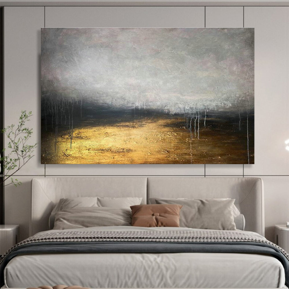 Customized Large-Scale Abstract Hand Painting for Urban Pollinator Insect Migration Tracking Program Office DLZ3166