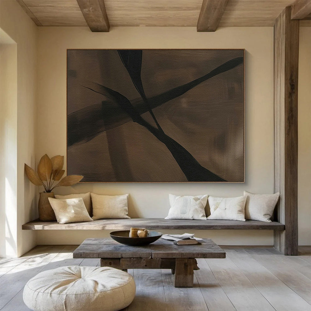 Customized Large-Scale Abstract Hand Painting for Deep-Sea Mineral Exploration Vessel DLZ2969