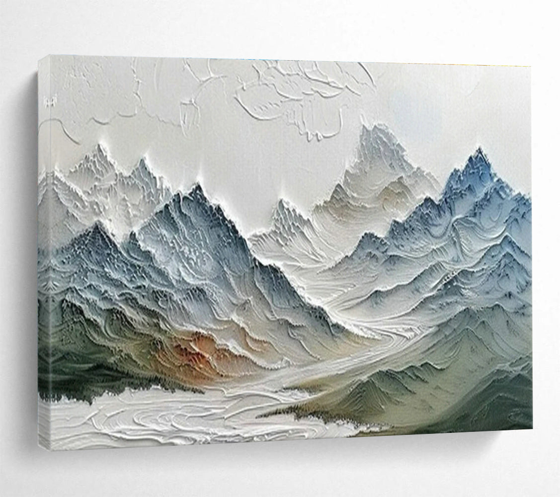 Customized Large-Scale Abstract Hand Painting for Urban Rooftop Garden Maintenance Shed DLZ2837