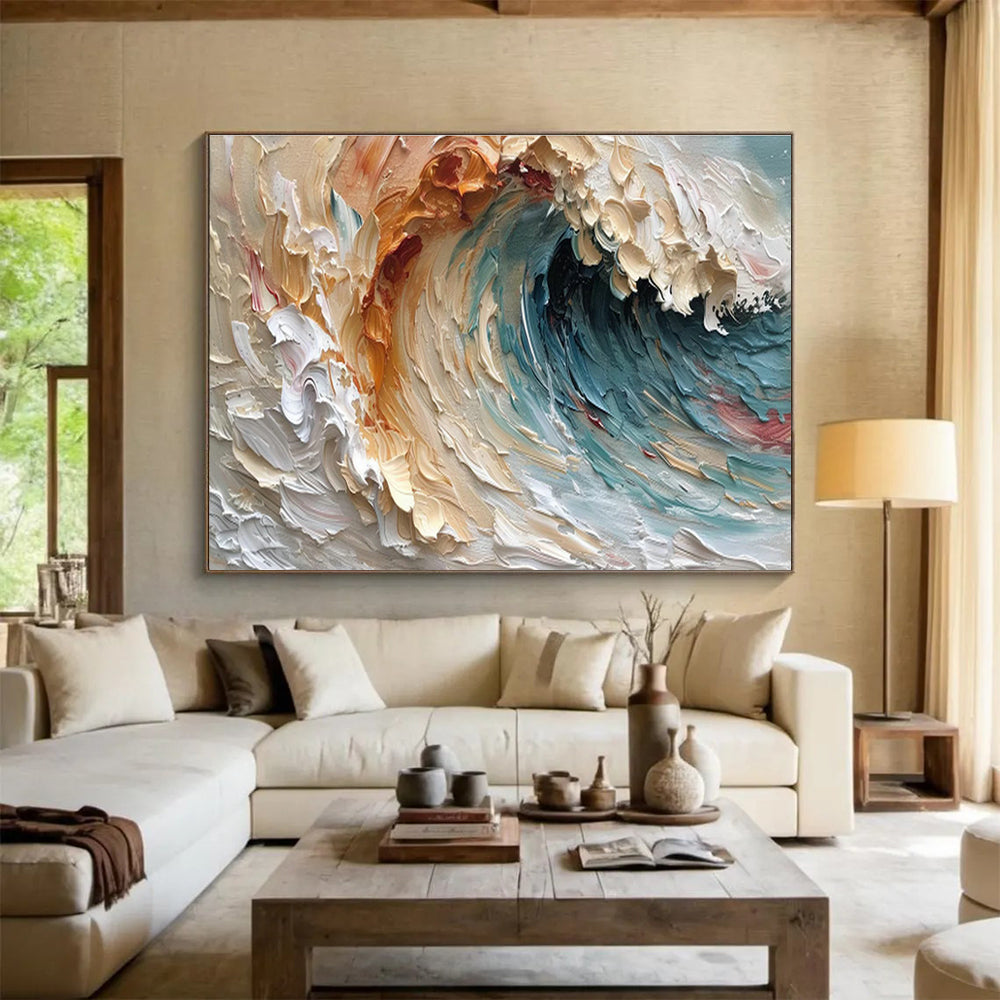 Customized Large-Scale Abstract Hand Painting for Underwater Archaeological Site 3D Mapping Studio DLZ3060