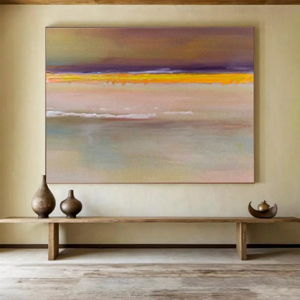 Large-Size Custom Abstract Hand Painting for Antique Shop DLZ2757