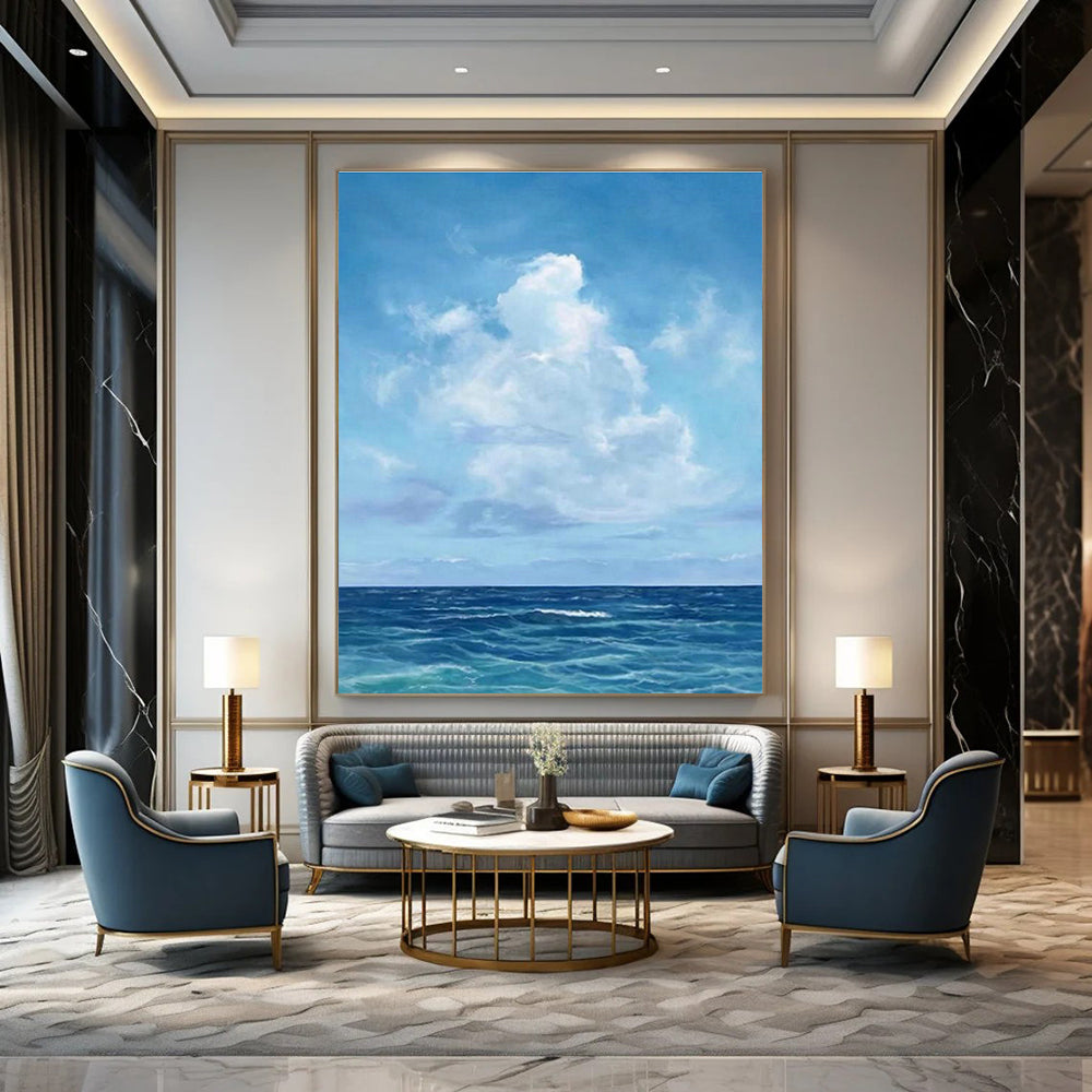 Large-Scale Custom Hand-Painted Abstract Artwork - Artistic Rhythm for Salsa Dance Academies  DLZ0311