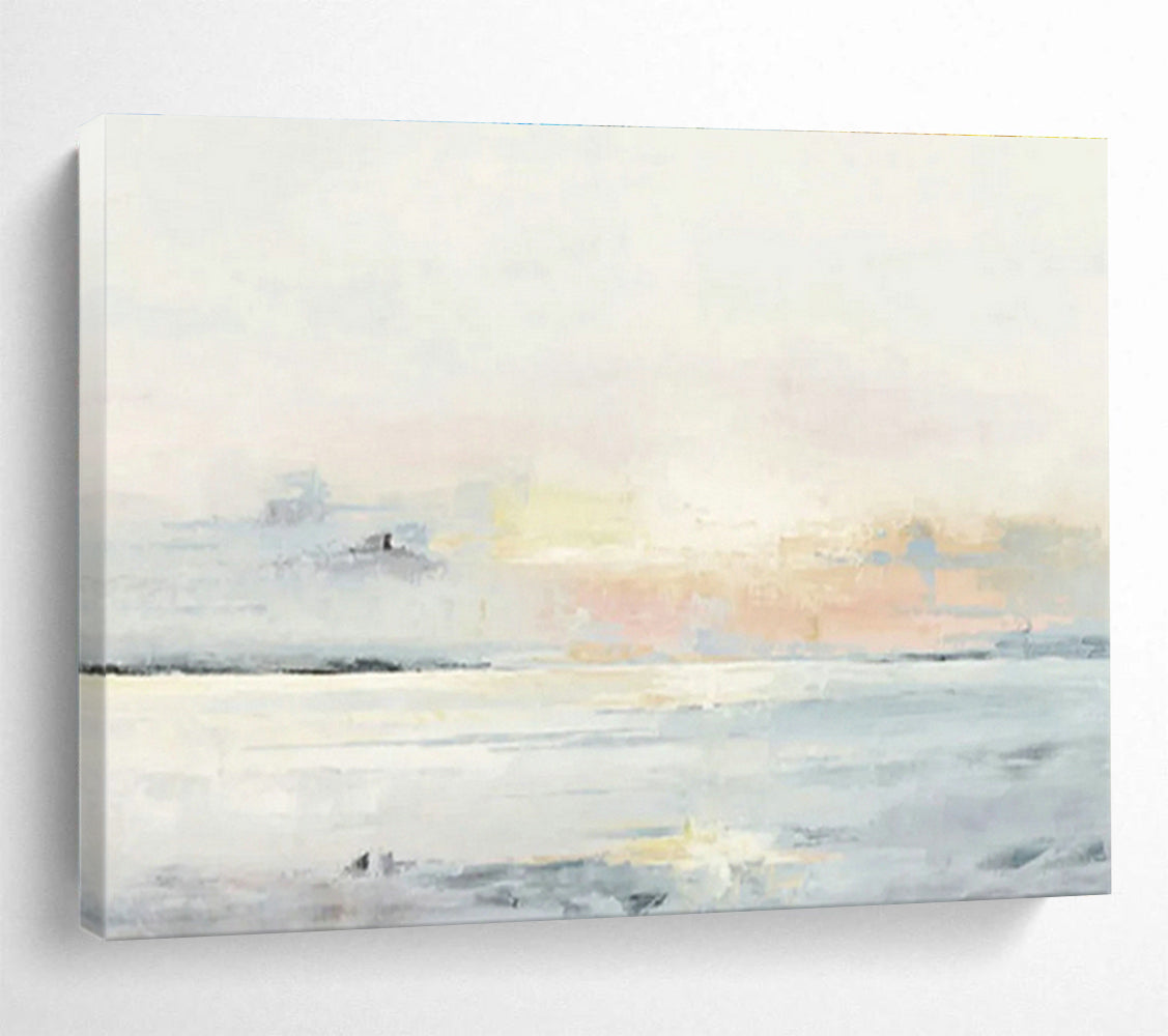 Large-Size Custom Hand-Painted Abstract Painting for Air Traffic Control Tower DLZ2790