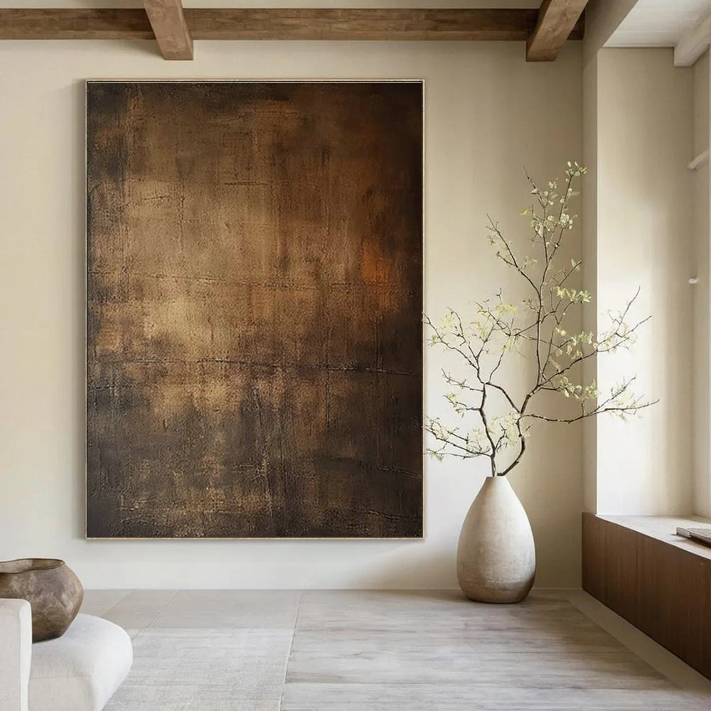 Grandiose Large-Scale Custom Hand-Painted Abstract Artwork - Luxurious Decor for Private Yachts  DLZ0179