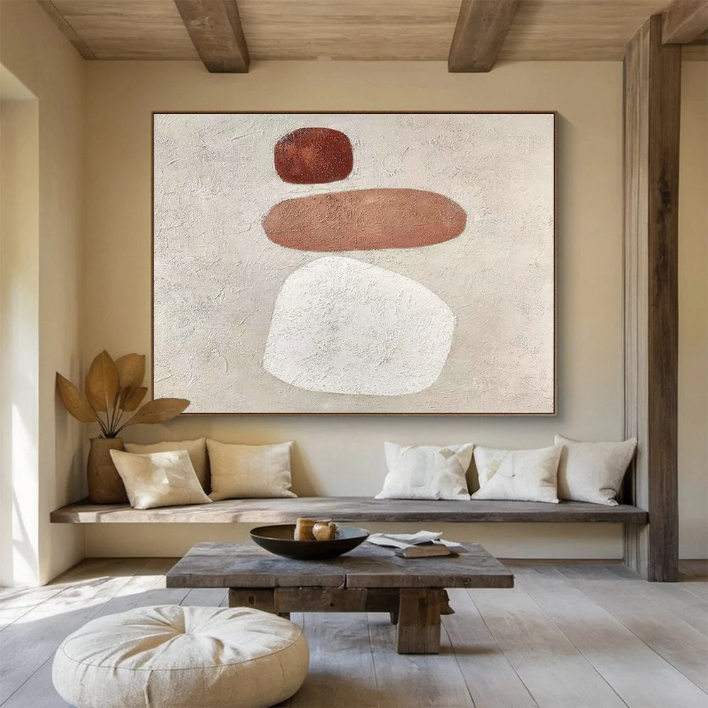 Customized Large-Scale Abstract Hand Painting for Ocean Wave Energy Test Facility DLZ2978