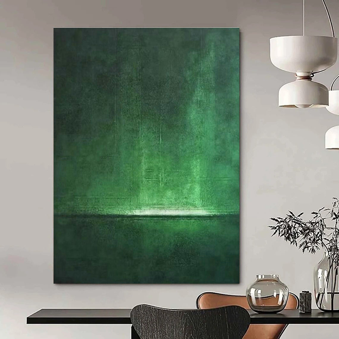 Immense Custom Hand-Painted Abstract Painting - Quantum Mystique for Quantum Physics Research Centers  DLZ0312