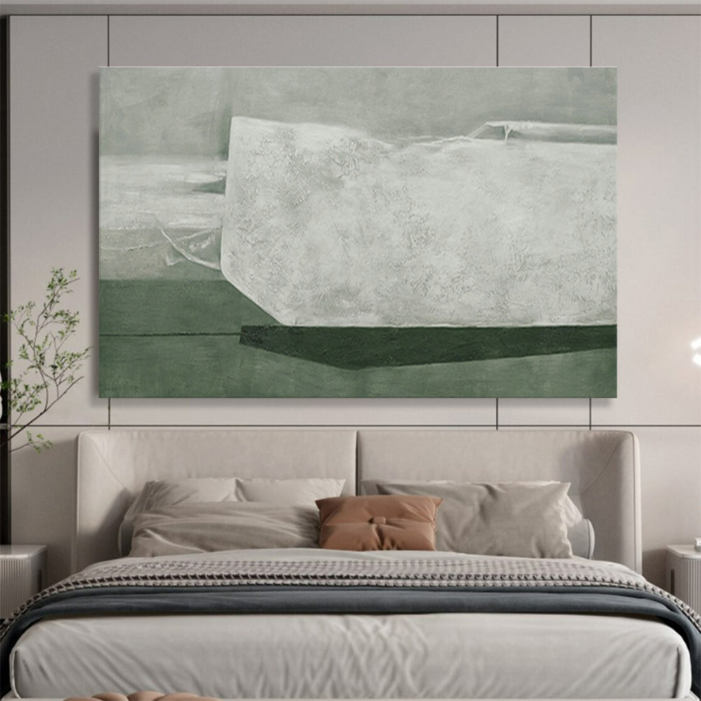 Large Custom Abstract Hand-Painted Art for Underwater Volcano Monitoring Station DLZ2995