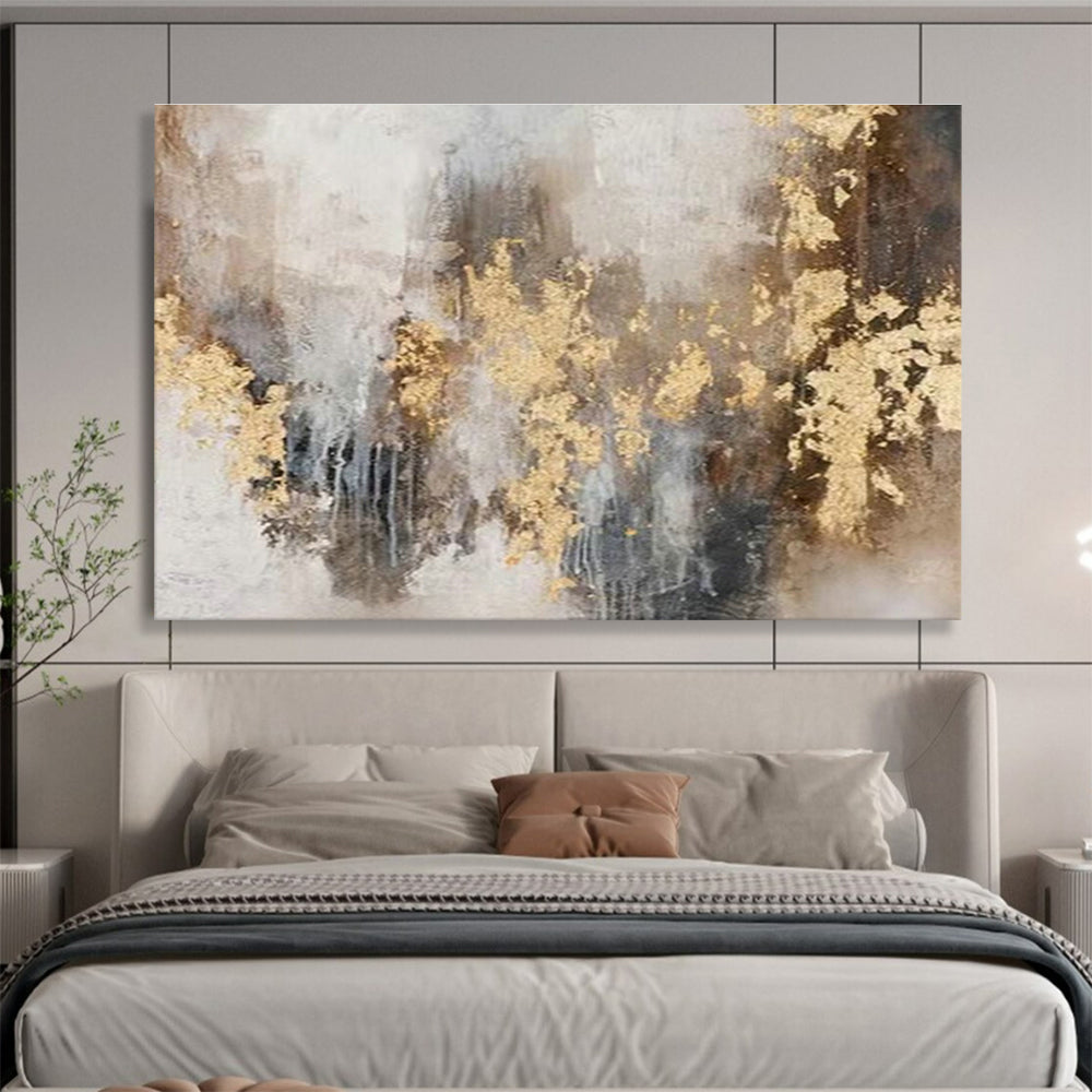 Customized Large Abstract Hand Painting for Bus Depot Maintenance Area DLZ2797