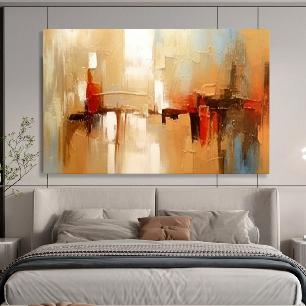 Custom-Made Quantum Computing Supercluster Data Hall Large Abstract Hand Painting DLZ2662
