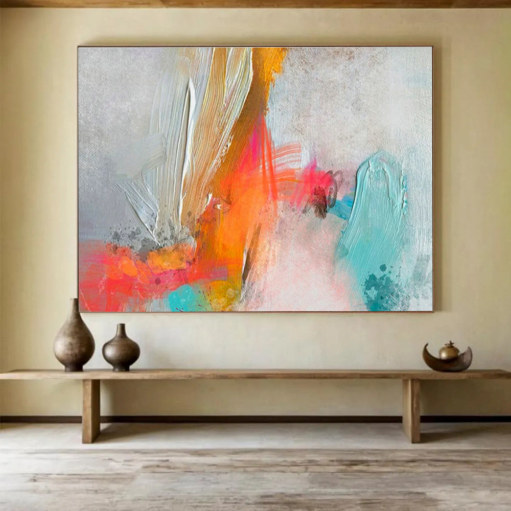 Tailored High-Altitude Balloon Observatory Giant Abstract Hand Painting DLZ2591