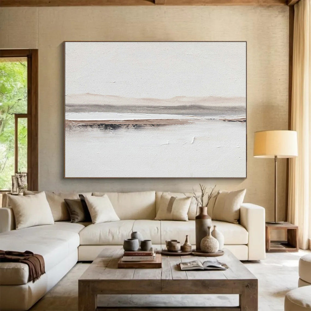 Extra Large Custom Hand-Painted Abstract Canvas for High-End Pet Resorts DLZ3299