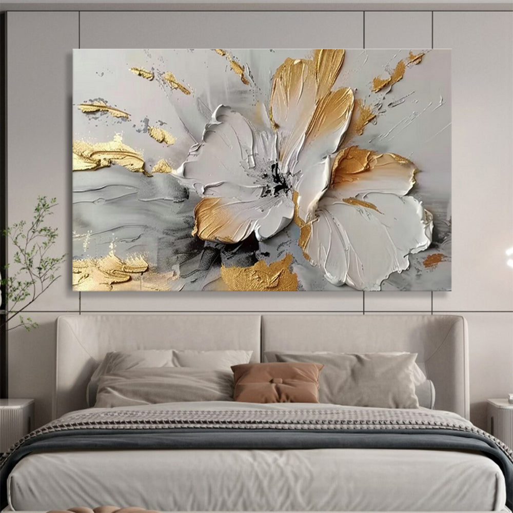 Large Custom Abstract Hand-Painted Art for Urban Vertical Farming Crop Disease Prevention Lab DLZ3061