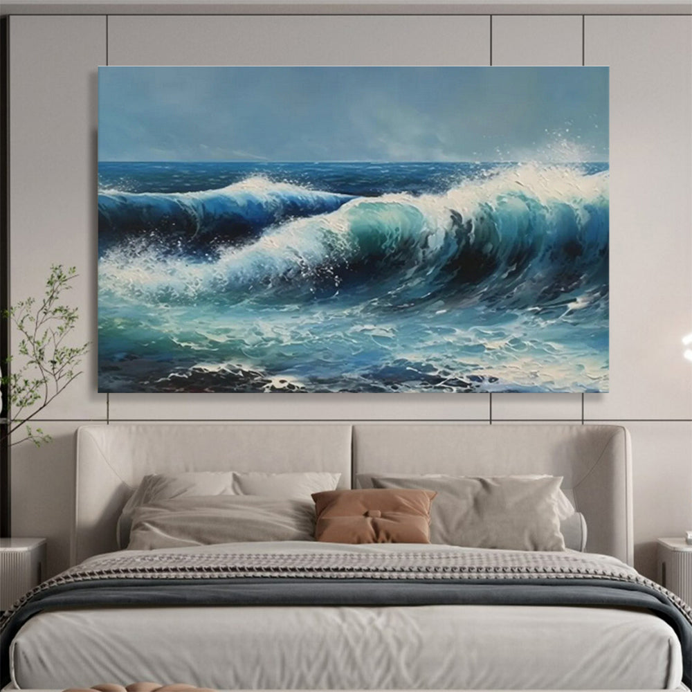 Large Custom Abstract Hand-Painted Art for Auto Showroom DLZ2708