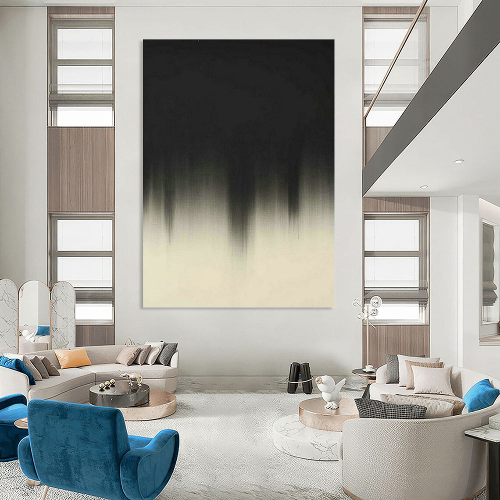 Enormous Custom Hand-Painted Abstract Painting - Artisanal Spirit for Handmade Soap Boutiques  DLZ0249