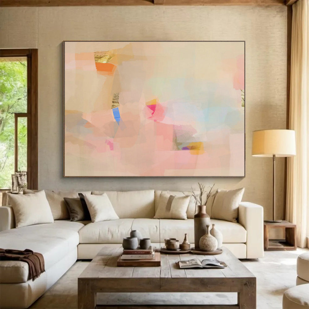 Scented Oil Custom Hand-Painted Abstract Art for Aromatherapy Spaces and Wellness Centers