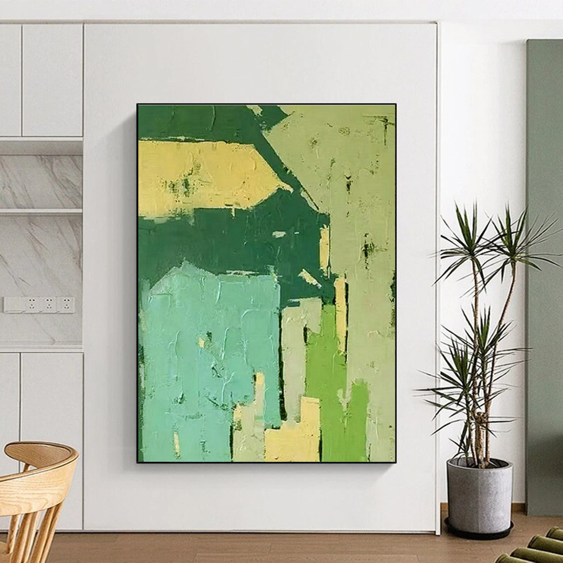 Immense Custom Hand-Painted Abstract Painting - Scientific Innovation for Nanotechnology Research Labs  DLZ0282