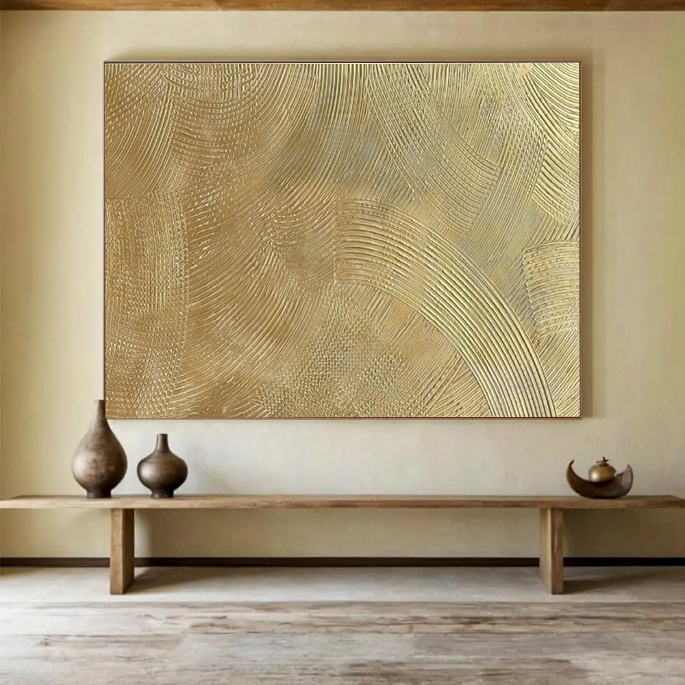 Oversized Custom Hand-Painted Abstract Art for Urban Rainwater Harvesting Hub DLZ2964