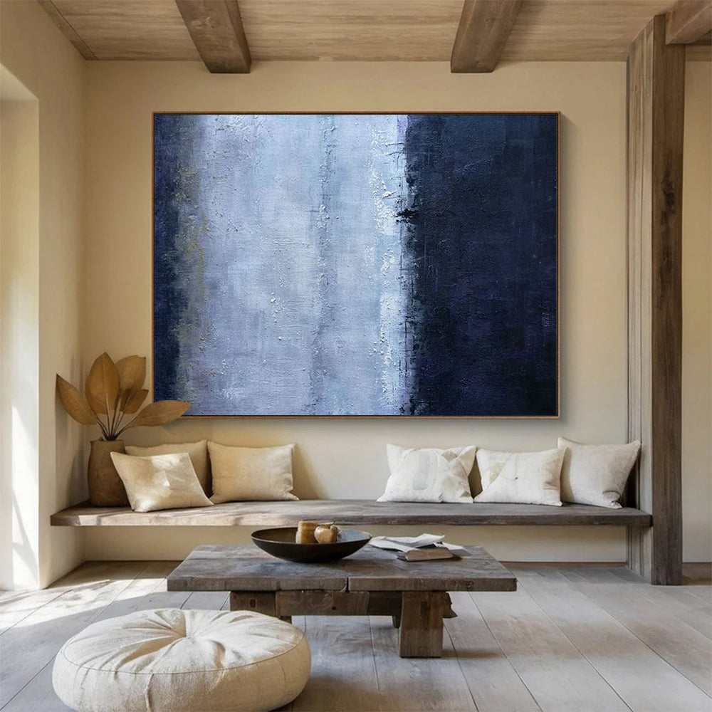 Handmade Large Abstract Painting, Earthy Tones for Cozy Home Decor DLZ3224