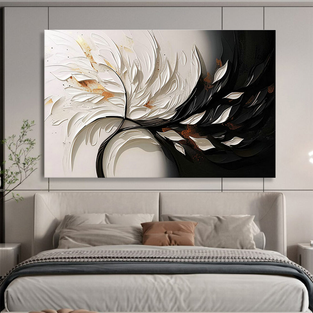 Customized Large Abstract Hand Painting for Antarctic Marine Microbial Symbiosis Research Base DLZ3130